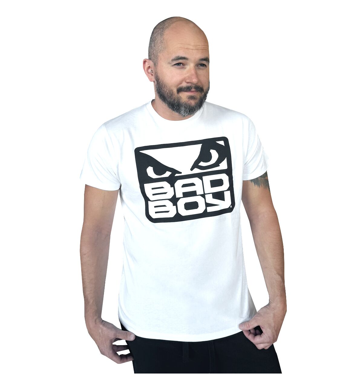 BAD BOY Stacked Logo T-Shirt