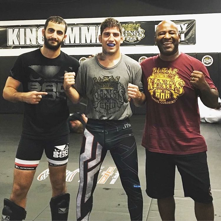 Rafael Cordeiro at Kings with Giga Chikadze