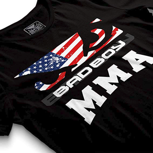 BAD BOY USA MMA Artist American Flag T-Shirt