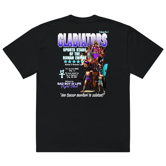 “Gladiator Illustrated” Oversized Box-Fit T