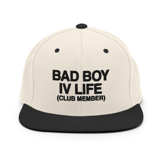 CLUB MEMBER SnapBack (Cream/Black)